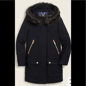 MUST SELL THIS WEEK NWT Latest J Crew Chateau Parka Black Sz 0